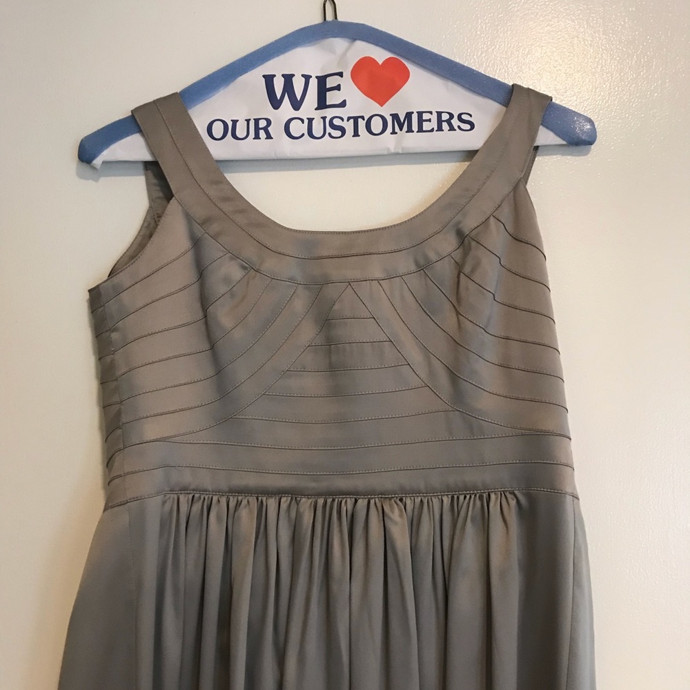 Woman’s satin dress